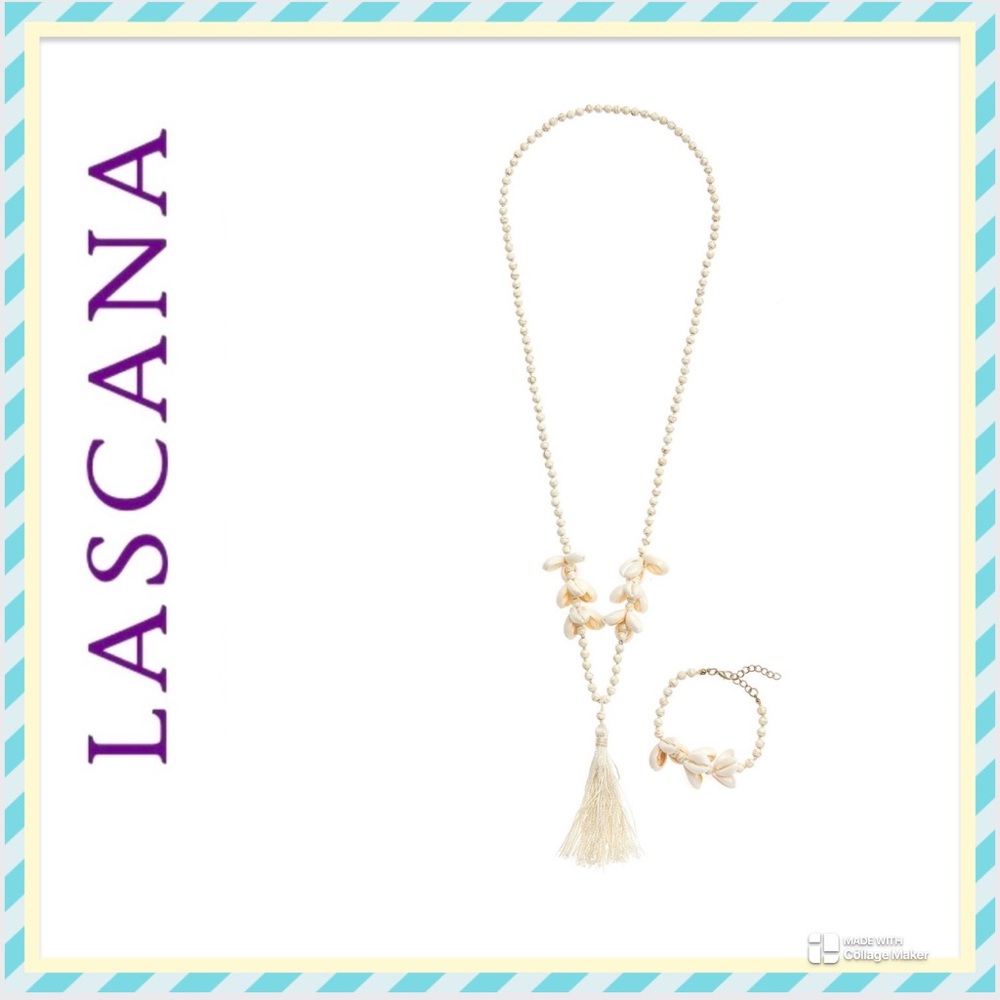 Lascana Shell necklace and anklet NWT